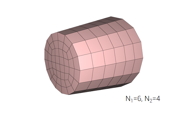 Tapered cylinder component