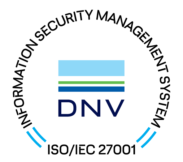 DNV ISO 27001 certificate