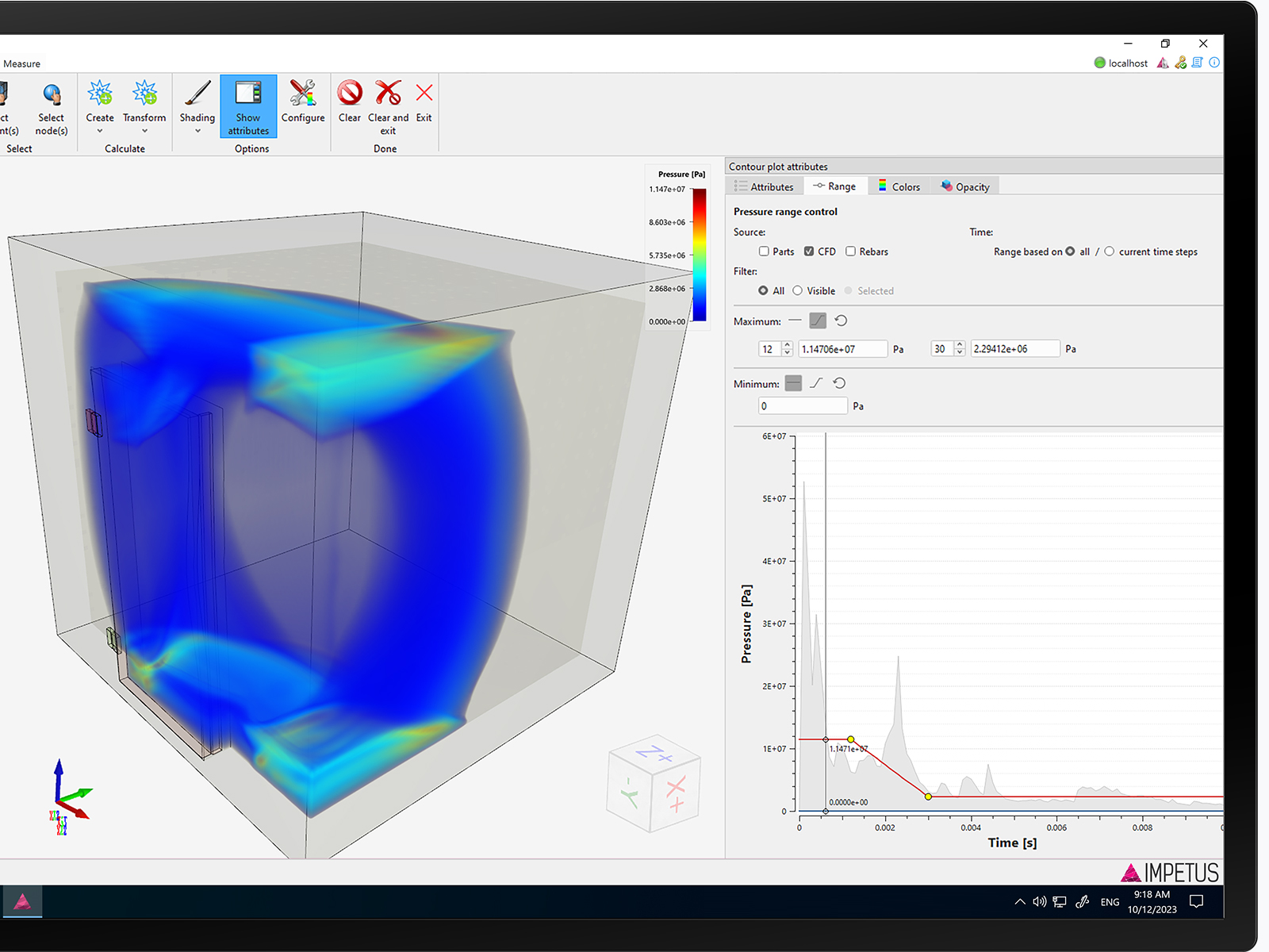 Advanced contour plot functionality combined with CFD simulation output