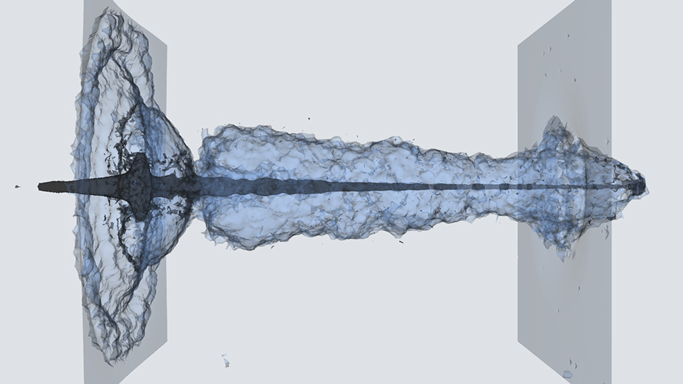 Shaped Charge jet formation