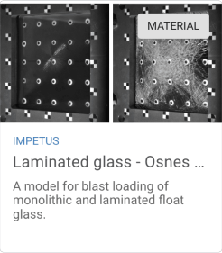 Laminated glass object