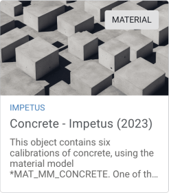 Concrete material object